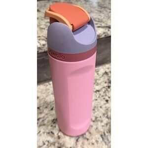 Owala FreeSip Insulated Stainless Steel Water Bottle - 24 Oz Candy Coated Pink